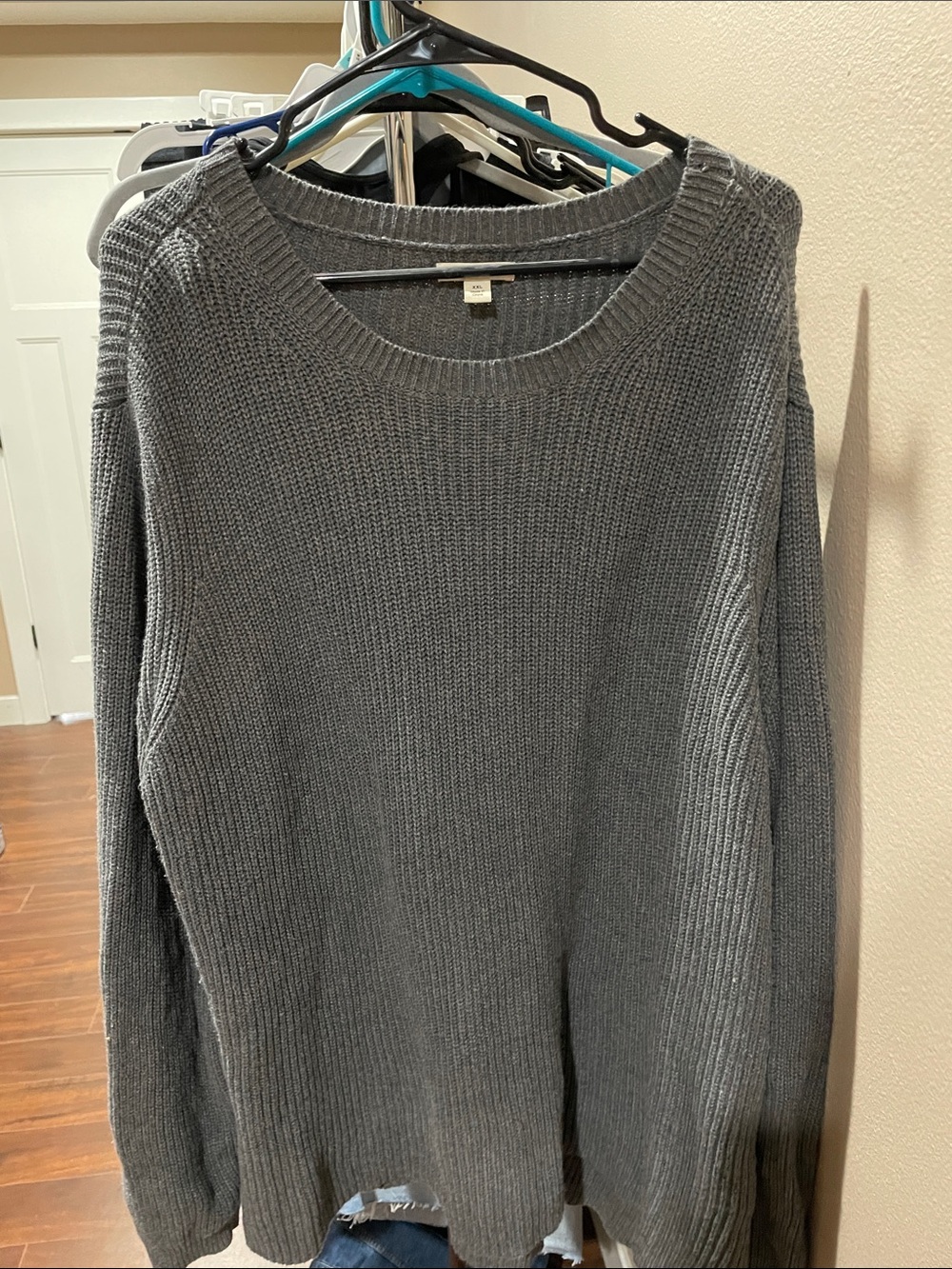 Goodthreads Gray Crewneck Knit Sweater